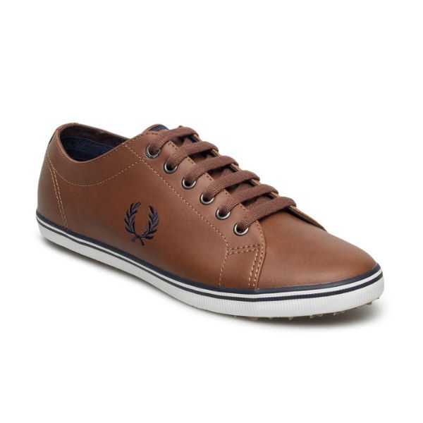 bruna sneakers skinn fred perry herr 2017