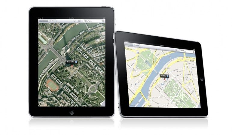 Google Maps för iPad