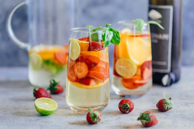 vit sangria vitt vin