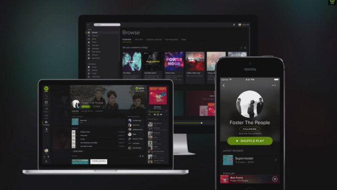 Spotify får ny design