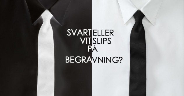 Färg På Slips Vid Begravning
