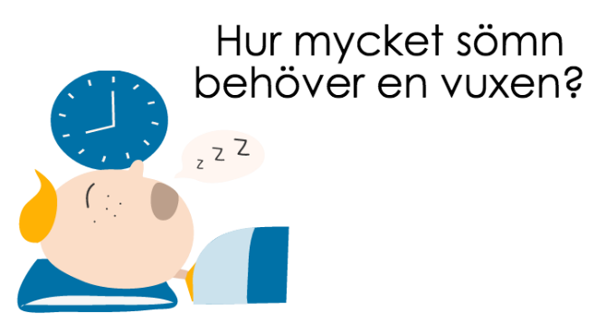 Hur mycket sömn behöver en vuxen