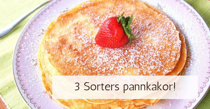 olika sorters pannkakor