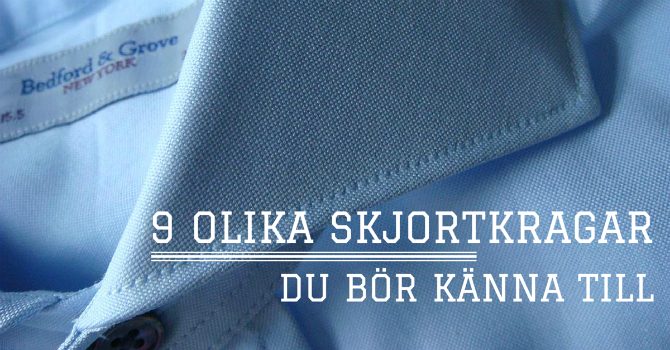 olika skjortkragar olika skjortkragar