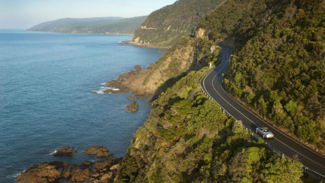 australien great ocean road motorcykel