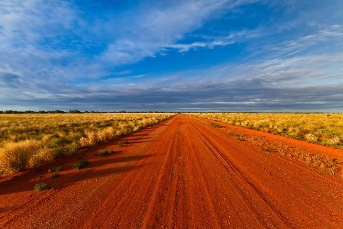 australien the outback motorcykel