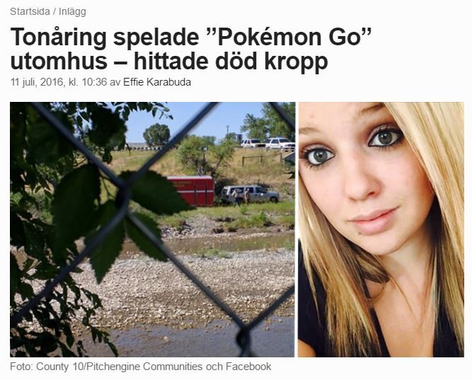 Pokemon go aftonbladet fake