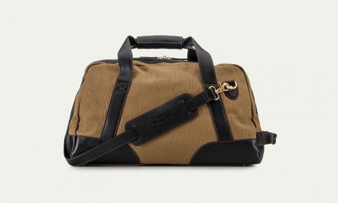 baron beige duffel bag herr