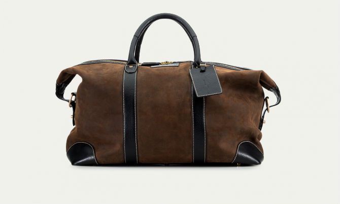 baron brun mocka weekend bag herr