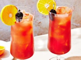 cocktail hurricane drink