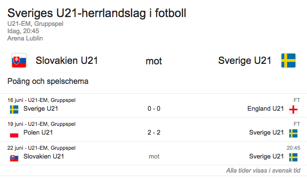 Sverige gruppspel u21 2017