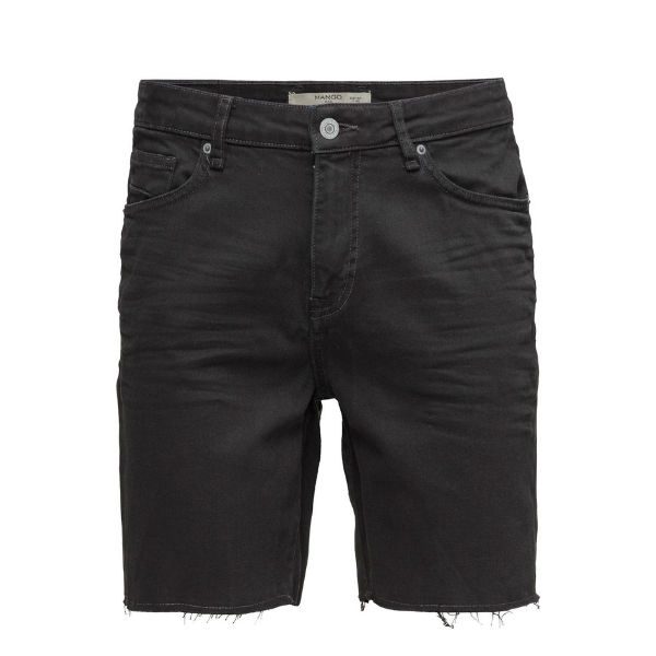 svarta jeans shorts herr 2017