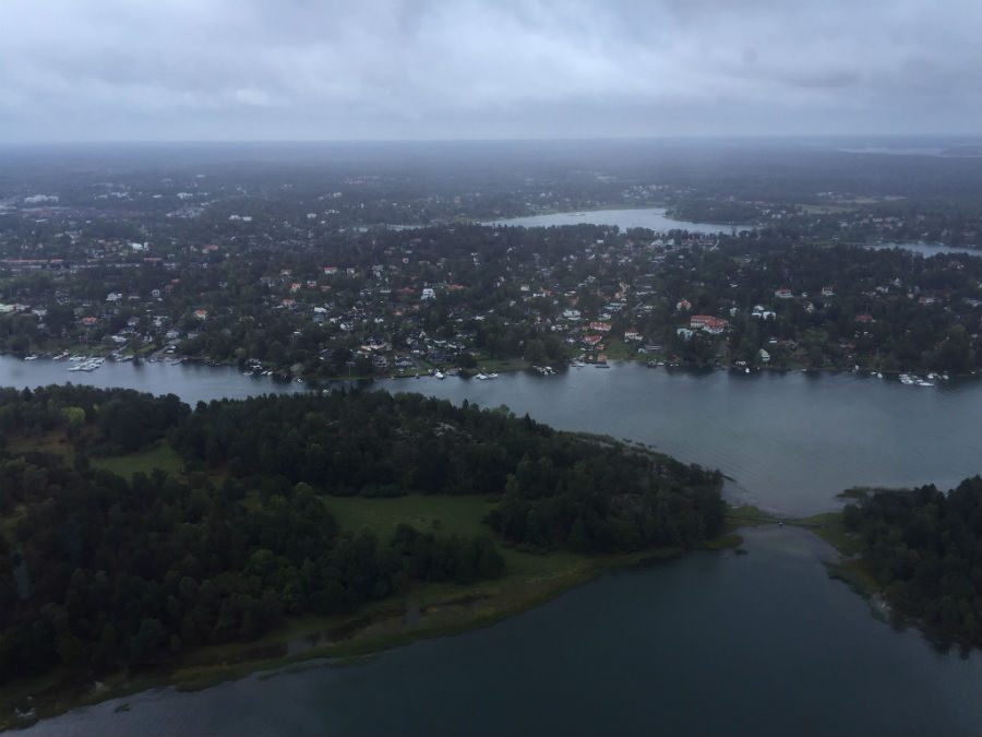 flyga helikopter i stockholm stad