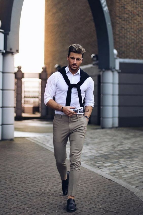 smart casual chinos stil