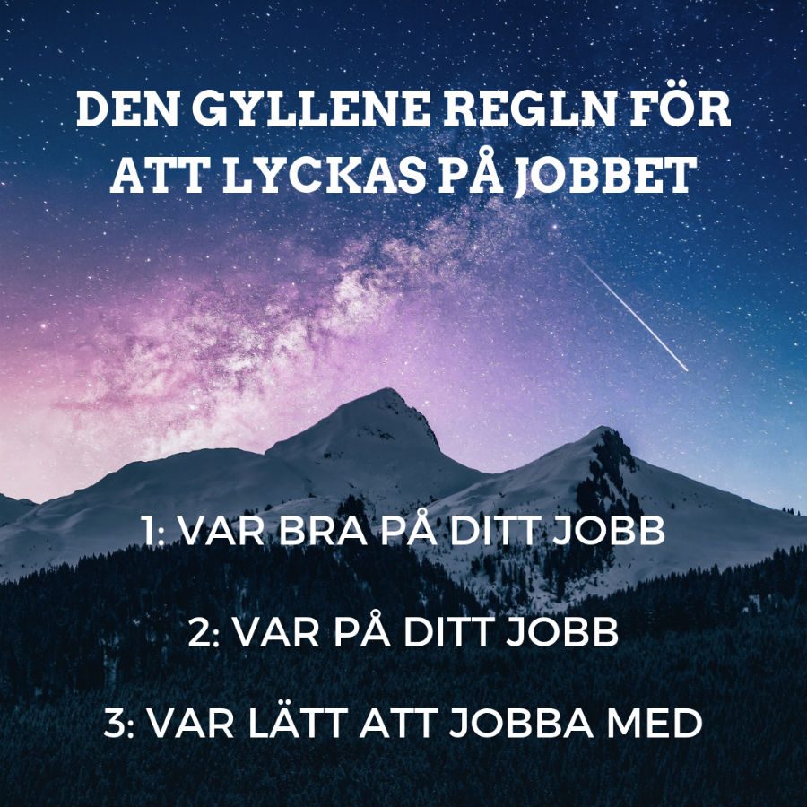 Lyckas på jobbet tips