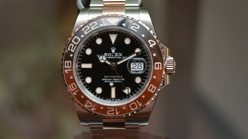 gmt-klocka rolex gmt master 2 root beer