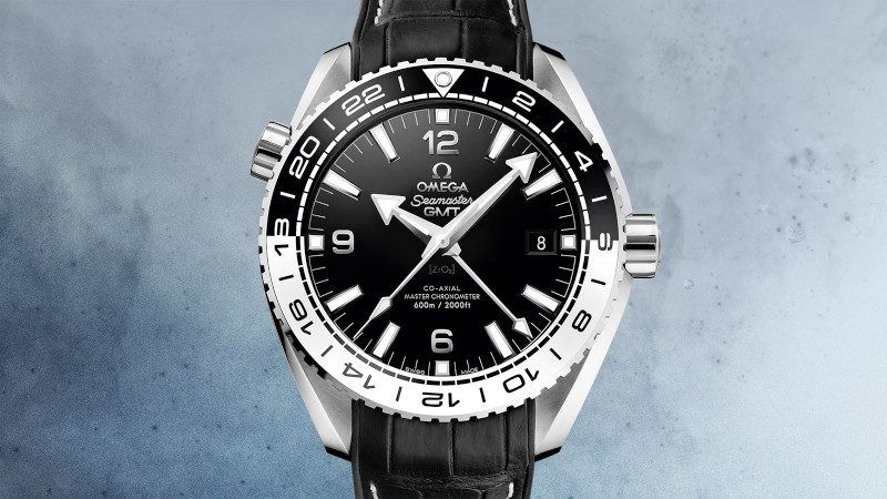 omega seamaster planet ocean 600m gmt-klocka