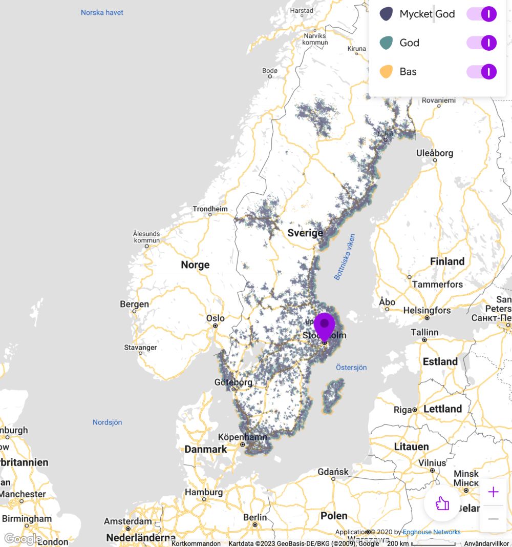 telia 5g täckningskarta 2023-05