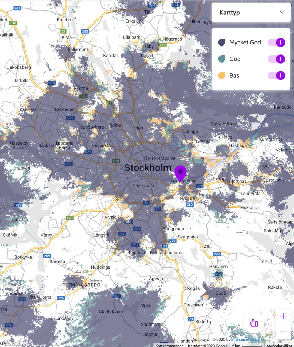 telia 5g täckningskarta stockholm 2023-05