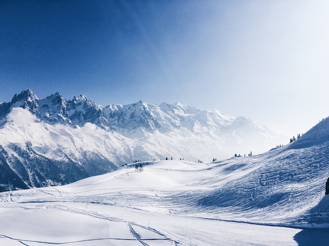 skidor i alperna