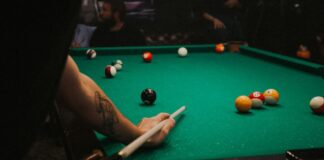 man cave biljard