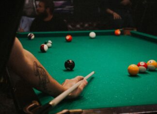 man cave biljard