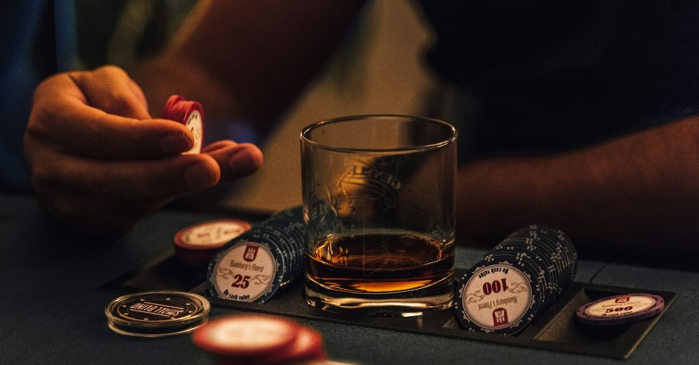 pokerbord whisky marker